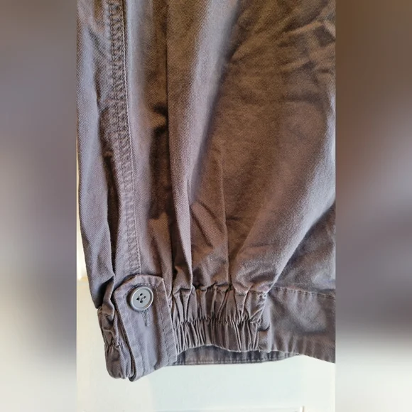 Torrid Cargo Crop Pants in Slate Gray - Picture 3 of 4